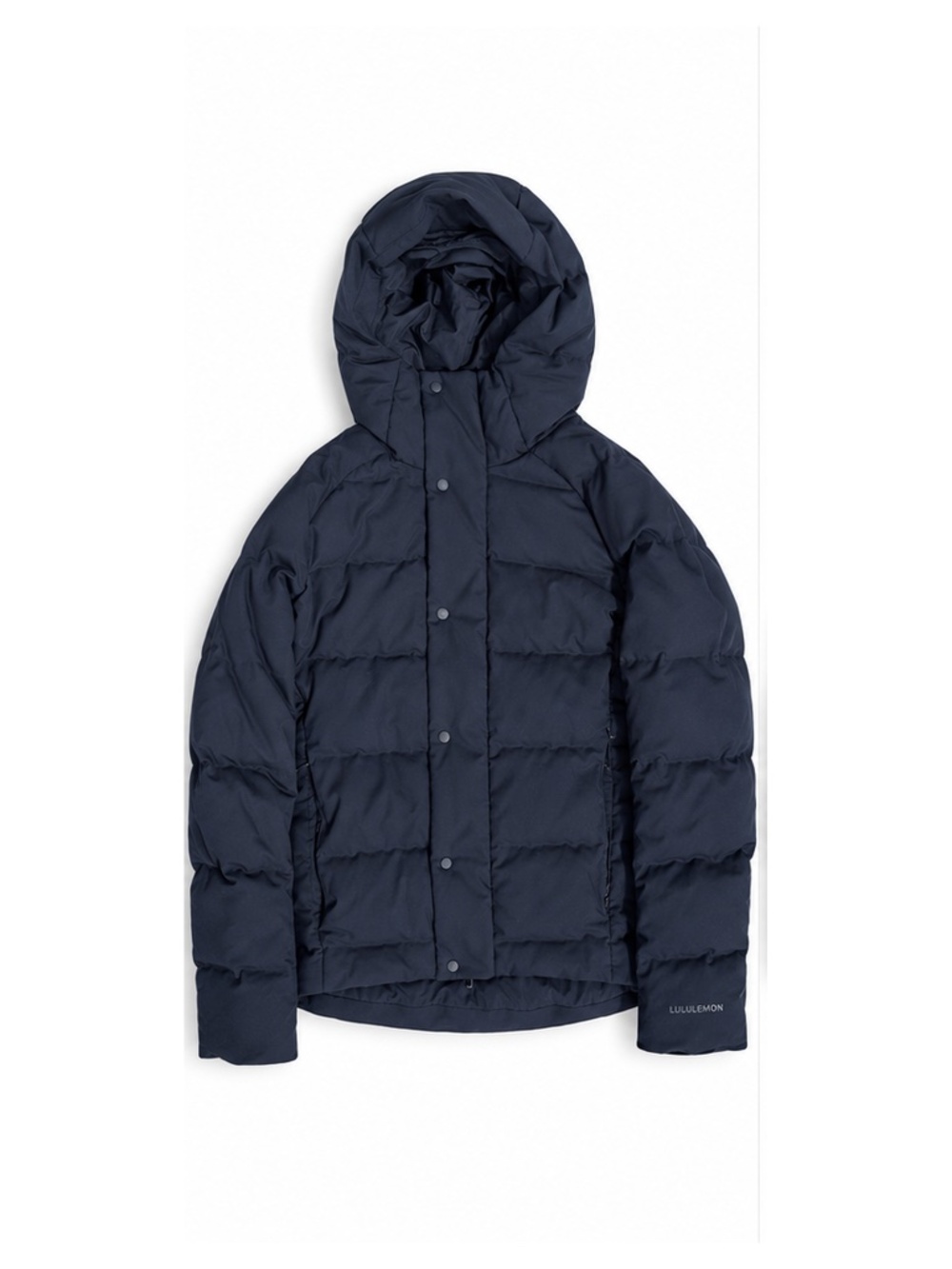 Lululemon Navy Goose Down Puffer Jacket Hooded Size M